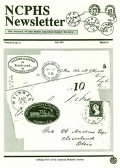 North Carolina Postal History Society Newsletter