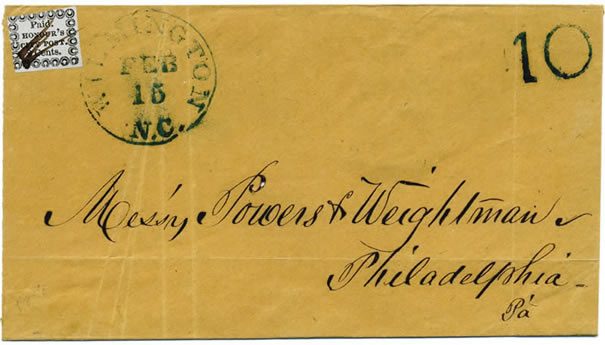 Wilmington (New Hanover Co.) Feb. 15, ca 1852