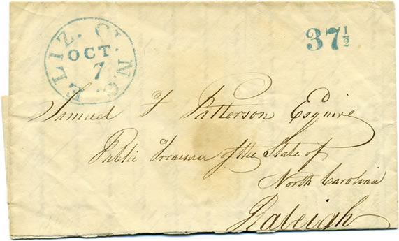Elizabeth City (Pasquotank Co.) Oct. 7, 1837